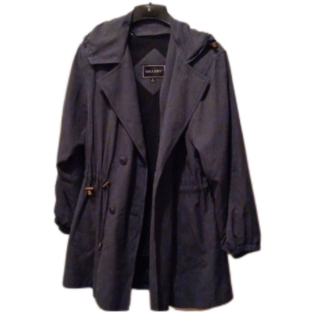 - Gallery Gray Hooded Jacket Women's Size Small